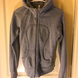 Lululemon Grey Scuba Hoody size 4